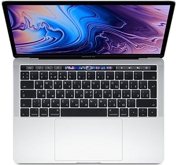 Ноутбук Apple MacBook Pro 13 with Retina display and Touch Bar Mid 2019 (MUHR2RU/A) серебристый