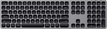 

Клавиатура Satechi, Aluminum Bluetooth Wireless Keyboard with Numeric Keypad серый космос (ST-AMBKM-RU)