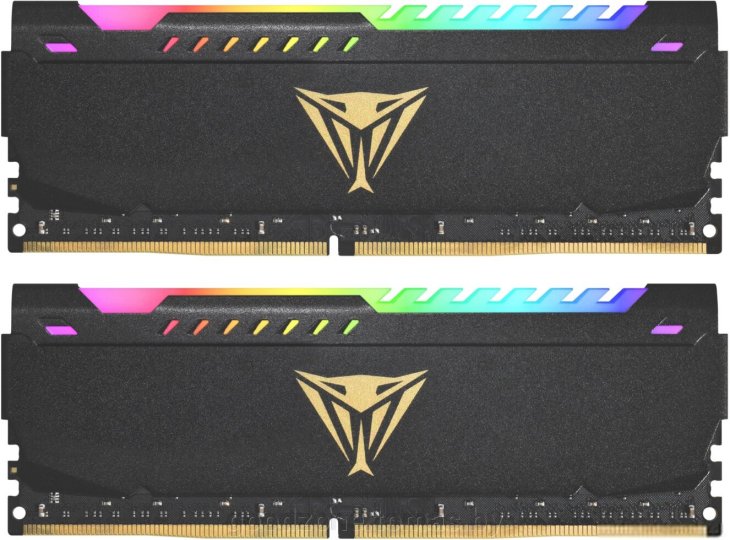 

Оперативная память Patriot Memory DDR4 32GB (2x16GB) 3600MHz Viper Steel RGB (PVSR432G360C0K), Черный