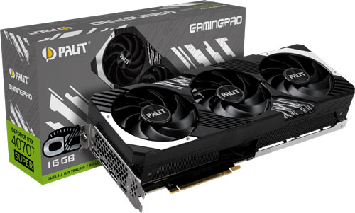 фото Видеокарта palit geforce rtx 4070 ti super gamingpro oc 16gb (ned47tsh19t2-1043a)