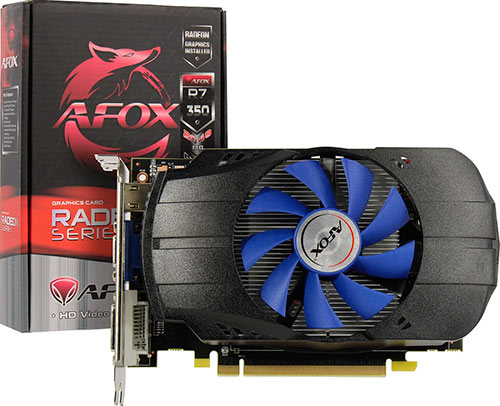 фото Видеокарта afox radeon r7 350 2gb (afr7350-2048d5h4-v3)