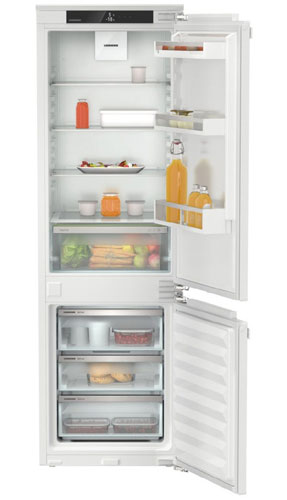 фото Встраиваемый двухкамерный холодильник liebherr icne 5103-22 001 nofrost белый