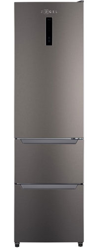 

Многокамерный холодильник Zugel ZRFD200X, Нержавеющая сталь
