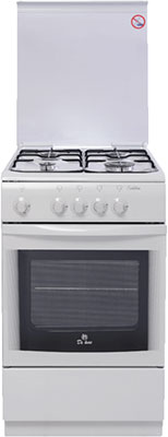 

Газовая плита De luxe 506040.05 г (крышка), Белый