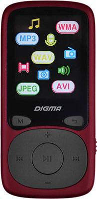 

MP3 плеер Digma, B3 8Gb красный