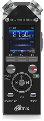 

Цифровой диктофон Ritmix RR-989 8Gb black