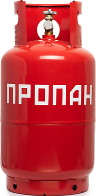 Баллон газовый НЗГА 12л с ВБ-2 красный 