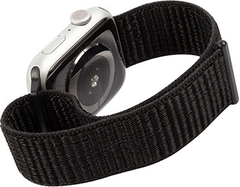 Ремешок нейлоновый mObility для Apple watch - 38-40 мм (S3/S4/S5 SE/S6) глубокий черный