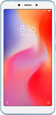 

Смартфон Xiaomi, Redmi 6 3/64Gb синий