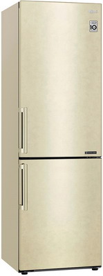

Двухкамерный холодильник LG, GA-B 509 BEJZ бежевый