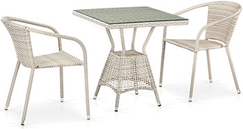 

Комплект мебели Афина, T 706/Y 137 C-W 85-70 x 70 2Pcs Latte