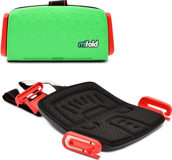 Автокресло Mifold the Grab-and-Go Booster seat Lime Green зеленый MF 01-EU GRN бустер mifold the grab and go slate grey