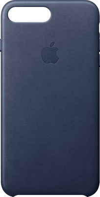 Чехол (клип-кейс) Apple Leather Case для iPhone 8 Plus/7 Plus цвет (Midnight Blue) тёмно-синий MQHL2ZM/A Чехол (клип-кейс) Apple Leather Case для iPhone 8 Plus/7 Plus цвет (Midnight Blue) тёмно-синий MQHL2ZM/A