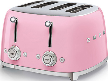 

Тостер Smeg TSF03PKEU, розовый