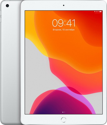 

Планшет Apple, iPad (2019) 10 2'' Wi-Fi 128 ГБ серебристый (MW782RU/A)