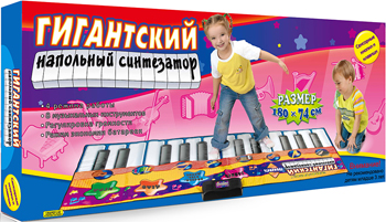 

Звуковой коврик Знаток, ''Гигантский напольный синтезатор'' SW928