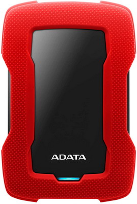 Внешний жесткий диск (HDD) A-DATA AHD330-1TU31-CRD RED USB3.1 1TB EXT. 2.5''