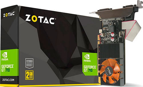 фото Видеокарта zotac geforce gt710 2gb (zt-71310-10l)