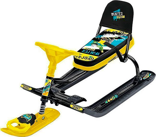 

Снегокат Ника Тимка спорт 4-1 ТС4-1 Winter sport, Желтый/черный