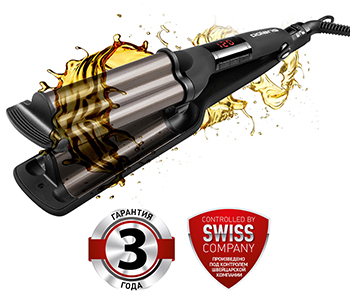 

Щипцы для укладки волос Polaris PHS 5095TAi wave Argan Therapy PRO, Черный