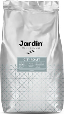 Кофе зерновой Jardin Кофе зерновой City Roast 1кг промышленная упаковка кофе зерновой nicola especial