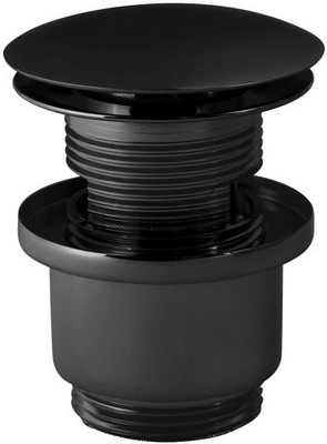 Изображение товара Донный клапан Paffoni ZSCA050NO черный универсальный латунь 5 лет гарантия