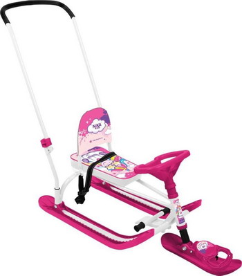 

Снегокат Ника Twiny2 с единорогом TW2-M/EP, Розовый