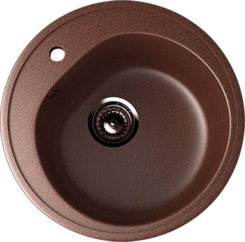 Кухонная мойка Ulgran U-101/терракот U-101-307
