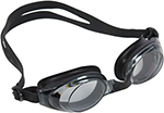 Очки для плавания Bradex серия ''Регуляр'', черные, цвет линзы - серый SF 0392 водонепроницаемые беруши для плавания bradex