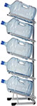 Стеллаж для хранения воды HotFrost для 5 бутылей, металл, серебристый, 251000502, 451885 стеллаж для бутылей с водой rusklad