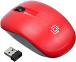 Беспроводная мышь Oklick 525MW красный оптическая (1000dpi) беспроводная USB (2but) беспроводная мышь oklick 525mw голубой оптическая 1000dpi беспроводная usb 2but