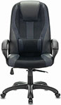 Кресло Brabix PREMIUM ''Rapid GM-102'', НАГРУЗКА 180 кг, экокожа/ткань, черное/серое, 532105 кресло brabix premium rapid gm 102 нагрузка 180 кг экокожа ткань черное красное 532107