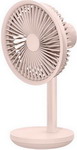 

Портативный вентилятор настольный поворотный Xiaomi (Mi) SOLOVE table-top rotary fan 3 Speed Type-C (F5 Pink) розовый