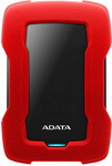 Внешний жесткий диск, накопитель и корпус ADATA AHD330-2TU31-CRD, RED USB3.1 2TB EXT. 2.5''