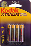 

Батарейка KODAK LR03-4S XTRALIFE 30411784