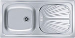 

Кухонная мойка Alveus BASIC 80 NAT 60 860X435 LUX с сифоном (1008844), Нержавеющая сталь