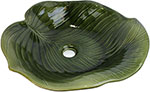 Раковина Bronze de Luxe Leaf, зеленый (2427)