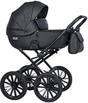 

Коляска 2 в 1 Riko BASIC MONTANA ECCO Prestige, 12 Black (черный)