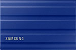 Внешний накопитель SSD Samsung T7 Shield, 1.0 Tb, blue (MU-PE1T0R/WW) ssd накопитель western digital wd blue 3d nand wds500g3b0a 500гб 2 5 sata iii tlc