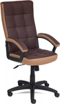 фото Кресло tetchair trendy (кож/зам коричневый/бронзозый 36-36/21)