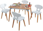 Набор детской мебели KidKraft Mid Century: стол  4 стула
