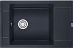 Кухонная мойка Granula GR- 7806 кварцевая, оборачиваемая 780*500 мм шварц