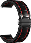 Универсальный керамический ремешок для часов Lyambda LIBERTAS DSG-09-22-BR Black/Red
