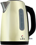 Чайник электрический LEX LX 30017-3 (бежевый) чайник электрический brayer br1045bn 1 8 л бежевый прозрачный
