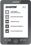 Электронная книга Digma K2 6'' E-ink HD темно-серый
