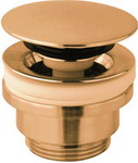 Донный клапан Paffoni ZSCA050HGSP золото медовое брашированное (ZSCA050HGSP) донный клапан aquame click clack матовый aqm7002 0mb