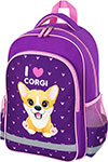 фото Рюкзак для начальной школы пифагор school ''i love corgi'' 38x28х14 см 270653