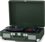 

Виниловый проигрыватель Crosley CRUISER PLUS Green Ostrich c двухсторонним Bluetooth (CR8005F-OS4)