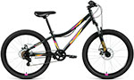Велосипед подростковый Forward IRIS 24 2.0 D 24 6 ск. рост. 12 черный/розовый (RBK22FW24732)