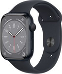 Смарт-часы Apple Watch Series 8 GPS 41mm Midnight Aluminium Case Midnight Sport Band M/L (MNU83LL/A)